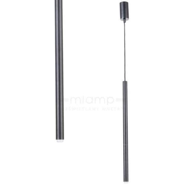 LAMPA wisząca SOPEL 33149 Sigma metalowa OPRAWA zwis tuba czarna