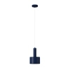 Wisząca lampa granatowa VITRUM metalowy walec 1xE27 do kuchni 41637