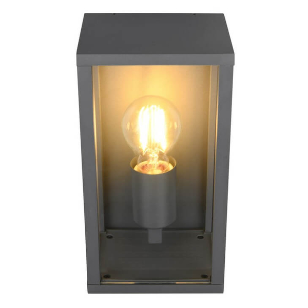 Elewacyjna lampa KORIEL DL142201869 lampion z czujnikiem ruchu antracyt