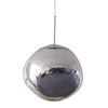 Połyskująca lampa wisząca GLAM MP-1239-380 chrome Step Into Design bańka ognista srebrna