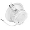 Sufitowy wpuszczany downlight Riga 1642 okrągły metalowy biały