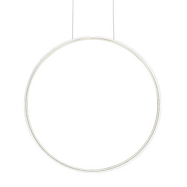 Okrągła lampa wisząca Agaro 5311 LED 26W 3000K do biura biała