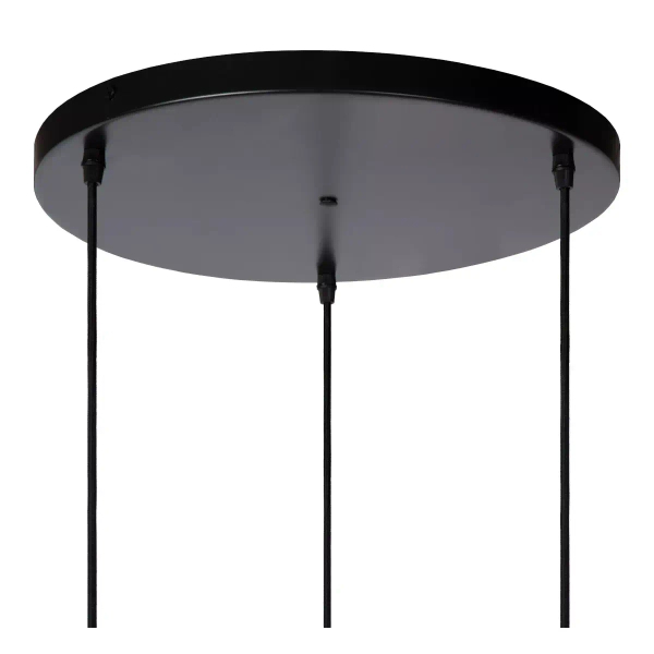 Potrójna lampa wisząca Gosse 13435/03/31 Lucide kremowa czarna