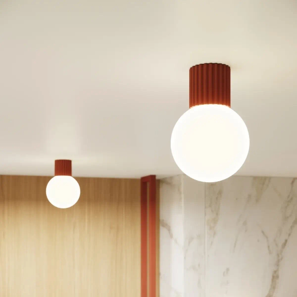 Sufitowa lampa kulista HALO SL.1728 do łazienki IP44 biały terakota