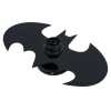 Dziecięca lampa ścienna ORIGAMI-BATMAN2 metalowa nietoperz czarny