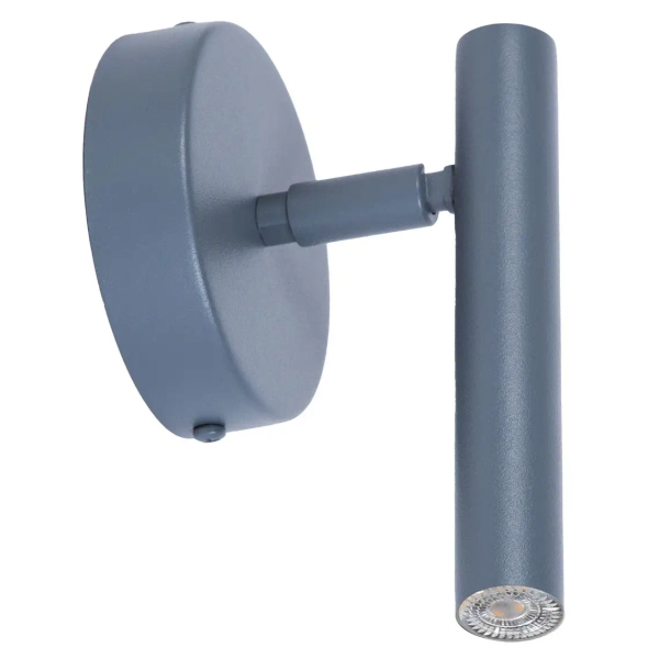 Podłużny naścienny kinkiet Sopel 41206 tuba metalowa grafitowa