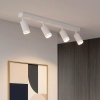 Natynkowa lampa punktowa Pipe Ring Spot ML2074 na belce biały
