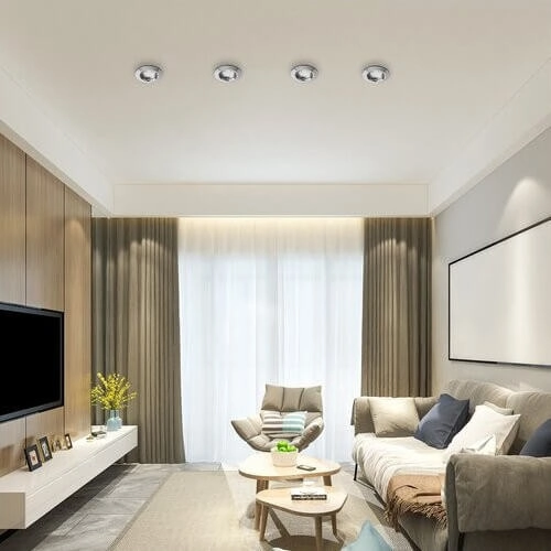 Metalowe oczka zestaw 3 sztuki LITE 1047 do kuchni IP40 chrom