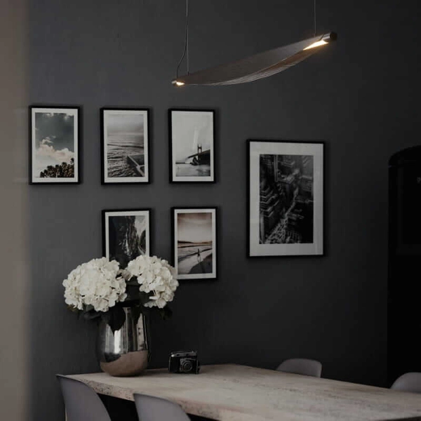 Zwieszana lampa nad wyspę Japanese ABR-LWJ-28W Abruzzo LED 28W 2700K czarny