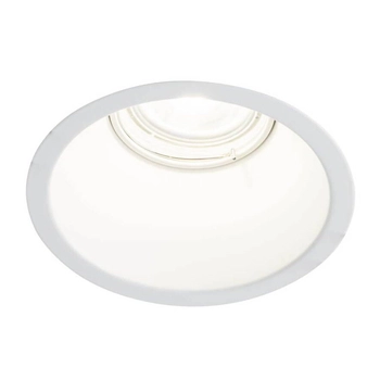 Oczko LAMPA sufitowa KAMI 7378 Shilo okrągła OPRAWA podtynkowa WPUST metalowy biały