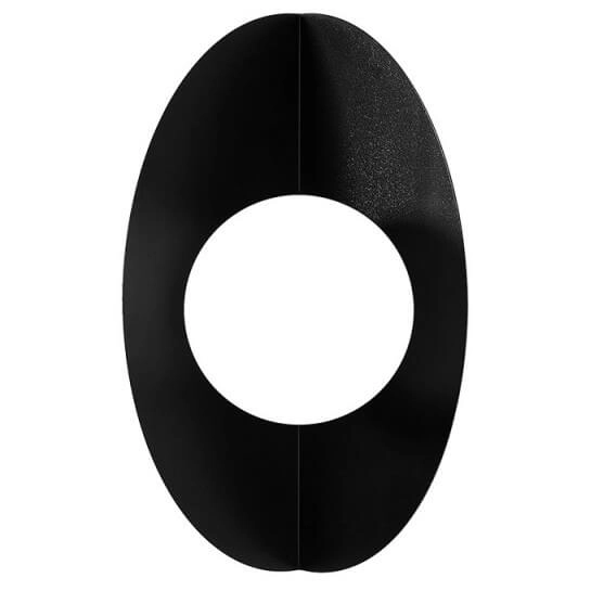 Salonowa lampa ścienna Sallo SAD12000 kulista szklana biała czarna