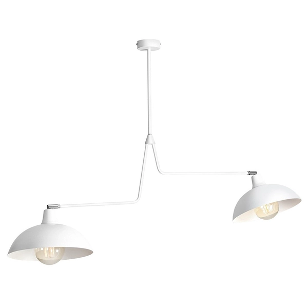 Plafoniera regulowana ESPACE 1036H Aldex kopuła metalowa biała