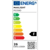 Loftowa LAMPA wisząca HORIZON  P0358D Maxlight metalowa OPRAWA listwa LED 26W 3000K zwis czarny