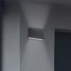 Elewacyjna LAMPA ścienna NESNA 7952 Rabalux prostokątna OPRAWA zewnętrzna LED 12W 3000K kinkiet IP54 grafitowa