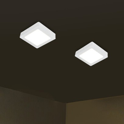 Biała lampa przysufitowa Shaun 3175 LED 18W 4000K do salonu biały
