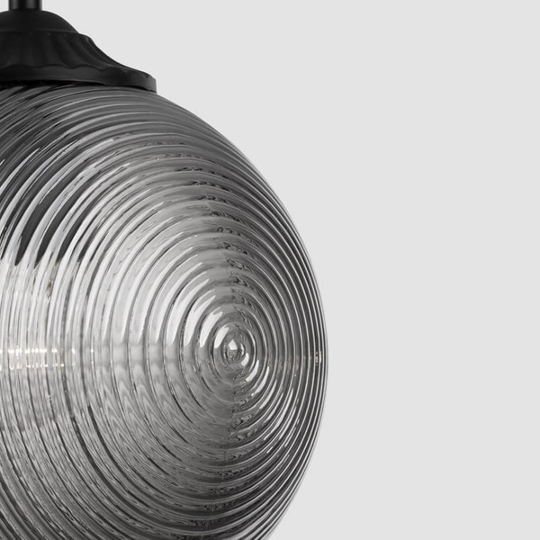 LAMPA wisząca ARJONA LE41877 Luces Exclusivas modernistyczna OPRAWA szklany zwis przydymiony czarny