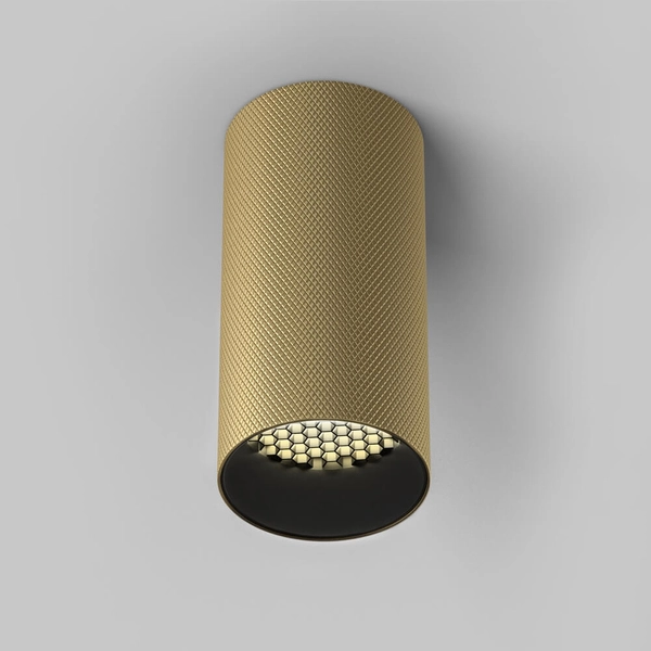 Sypialniana lampa sufitowa Artisan C080CL-01-GU10-MG Maytoni tuba złoty