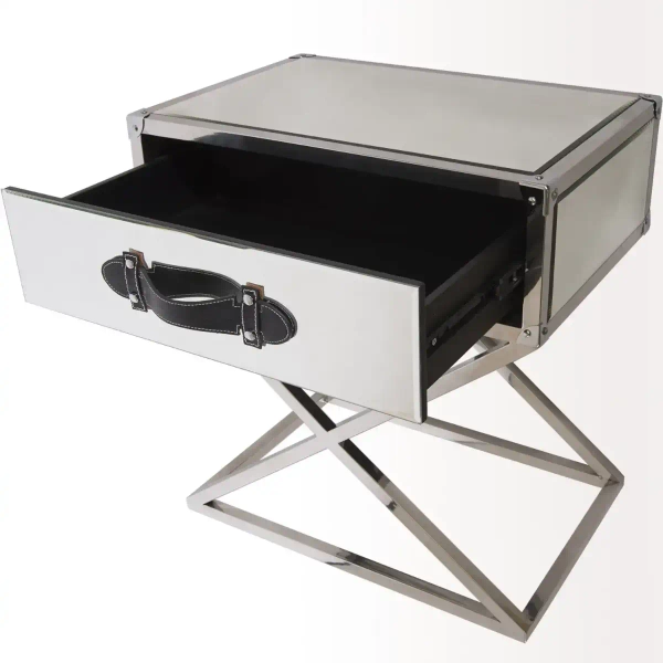 Stolik kawowy Voyage VO-ST1387S Cosmolight do sypialni biały