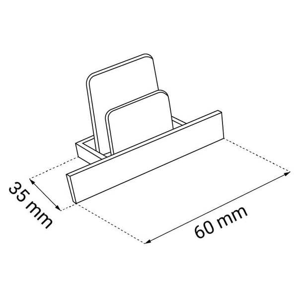 Zakończenie do szynoprzewodu 6349 BROSline jednofazowe czarne