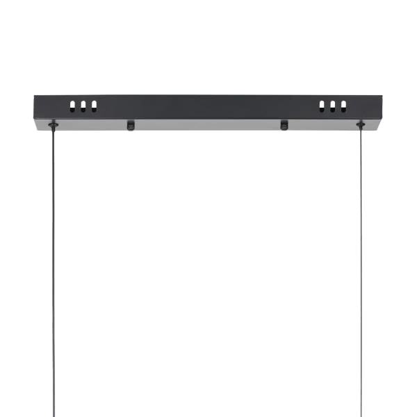 Lampa wisząca geometryczna BLAKE ST-MD1026 czarna szklana metalowa LED 24W 3000K nad stół