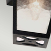 Sufitowa lampa zewnętrzna York BL6C-BLACK szklana metalowa czarna