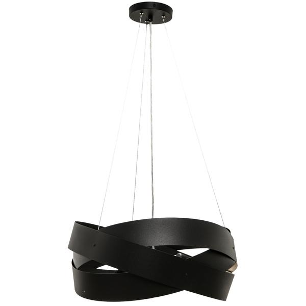 Lampa wisząca do jadalni Tornado 1118 Zumaline nad wyspę czarna OUTLET