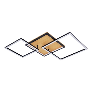 Lampa natynkowa Noris PLF-82738-38W-WO Italux LED 38W 3000K drewniany czarny