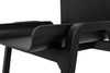 Krzesło do kuchni FRANCO KH010100927 profilowane czarne