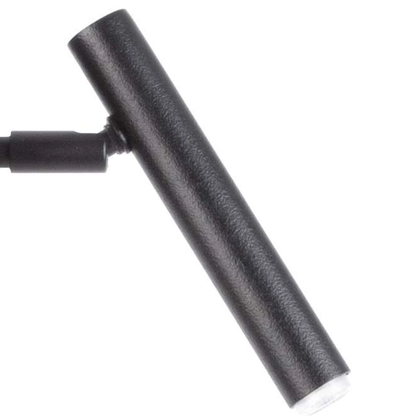 Kinkiet LAMPA ścienna SOPEL 33215 Sigma regulowana OPRAWA modernistyczna tuba metalowa czarna