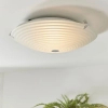 Plafon do salonu Roundel 633-32 okrągły chrom przezroczysty