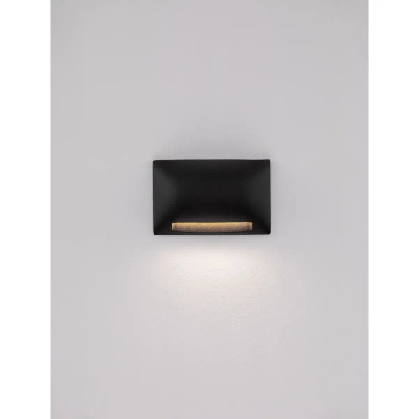 Kinkiet ścienny na taras PLASENA LE75299 LED 5W 3000K IP65 czarna