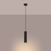 Podłużna lampa wisząca KARBON SL.1573 jadalniana tubka czarny
