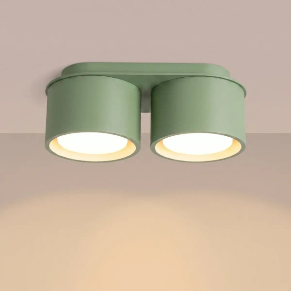 Sufitowa lampa metalowa MODO szałwiowa SL.2471 2xGx53 tubki