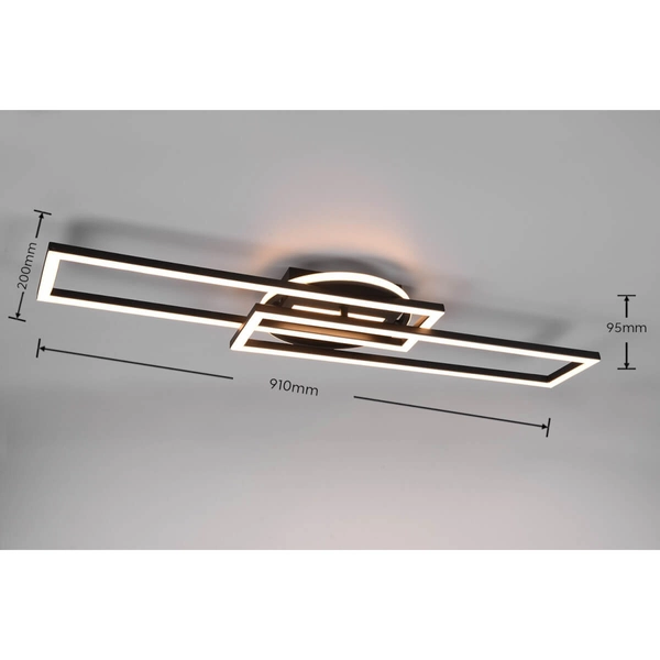 Plafoniera kuchenna Twister R67183132 RL Light LED 30W 2700-6000K czarna