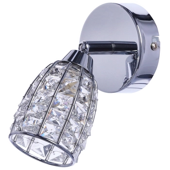 Kinkiet ścienny kryształowy Shiba 91-13385 Candellux chrom