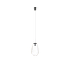 Przezroczysta lampa wisząca Pear 7798 szklana łezka do pokoju