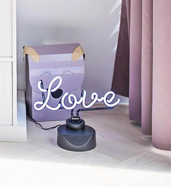 Stołowy napis świetlny neon LOVE miłość LED 6W biała ciepła