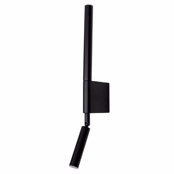 Ścienna lampa Organic W0339 Maxlight LED 2W 3000K regulacja nad łóżko czarny