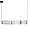 Podłużna wisząca lampa Aeris LP-2137/3L TR LED 40W CCT przezroczysta