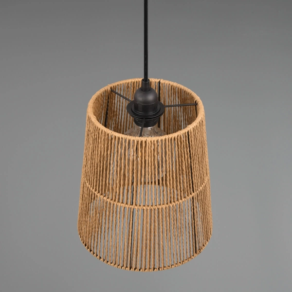 Zwisająca lampa Holm R31041026 RL Light zwis cage do salonu brązowy czarny