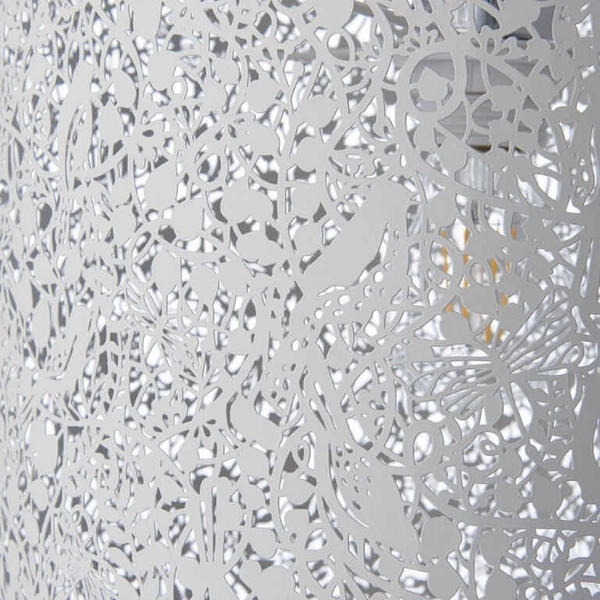 Klosz do lampy Secret garden 61611 Endon ażurowy biały