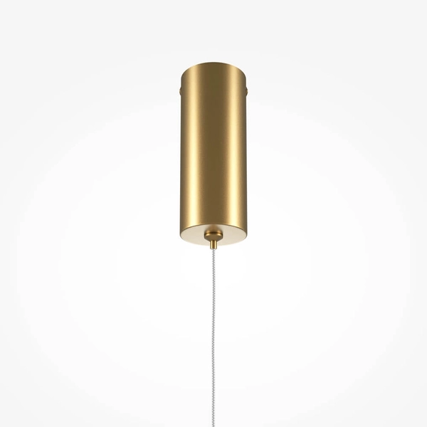 Jadalniana lampa wisząca Halo MOD246PL-L24BSK1 LED 15W 3000K tubka mosiądz