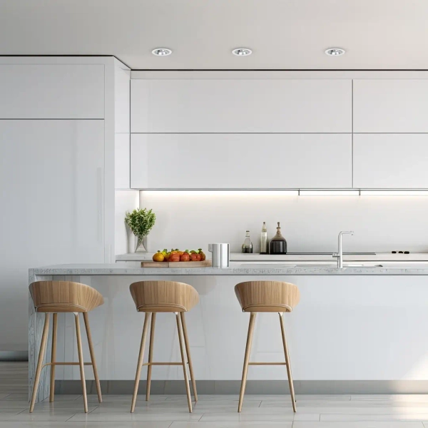 Lampa wpustowa sufitowa REDONDO ML1077 na przedpokój biała