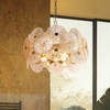 Wisząca lampa do salonu Aster MOD007PL-08G bursztyn złota