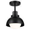 Lampa wisząca/ścienna/sufitowa Niva KL-NIVA-1W-1P-BK metalowa biała czarna