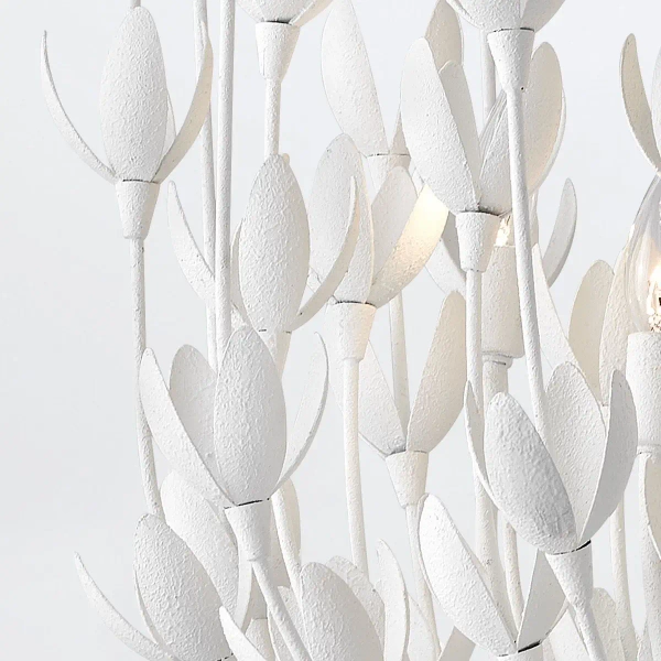 Lampa wisząca do sypialni Flora QN-FLORA6-WHT dekoracyjna kwiaty biały