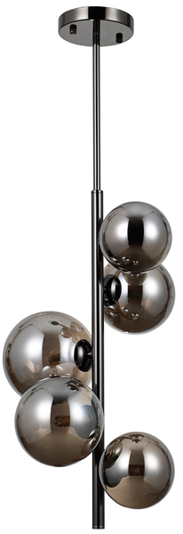 Stylowa wisząca lampa Canello PND-406007-V5A-BCR czarna