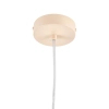 Kremowa lampa wisząca MODERNO DN1506 biała 4xG9 kule do jadalni