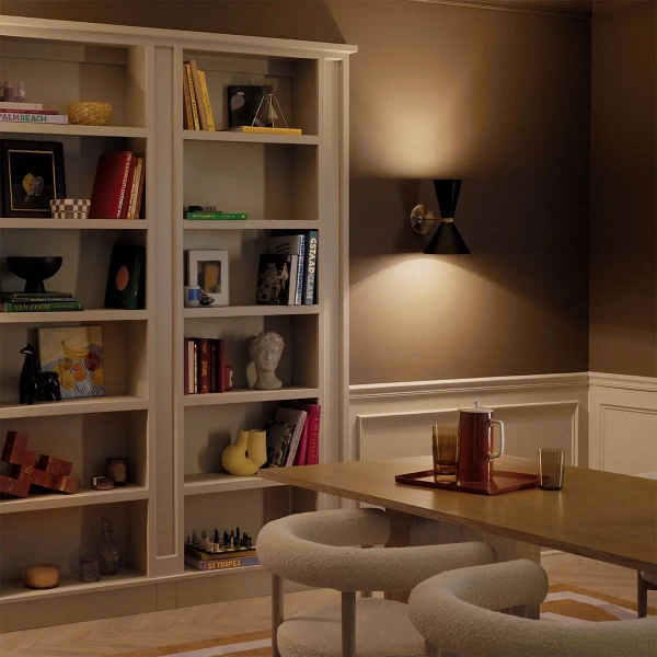 Regulowany kinkiet ścienny Phix KL-PHIX-1W-CBB obrotowy stożkowy czarny