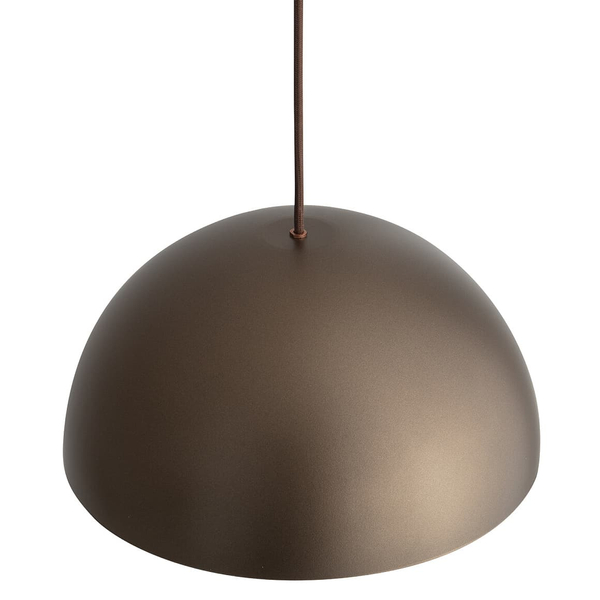 Zwisowa lampa do salonu Hemisphere Super 10618 Nowodvorski kopuła brązowa